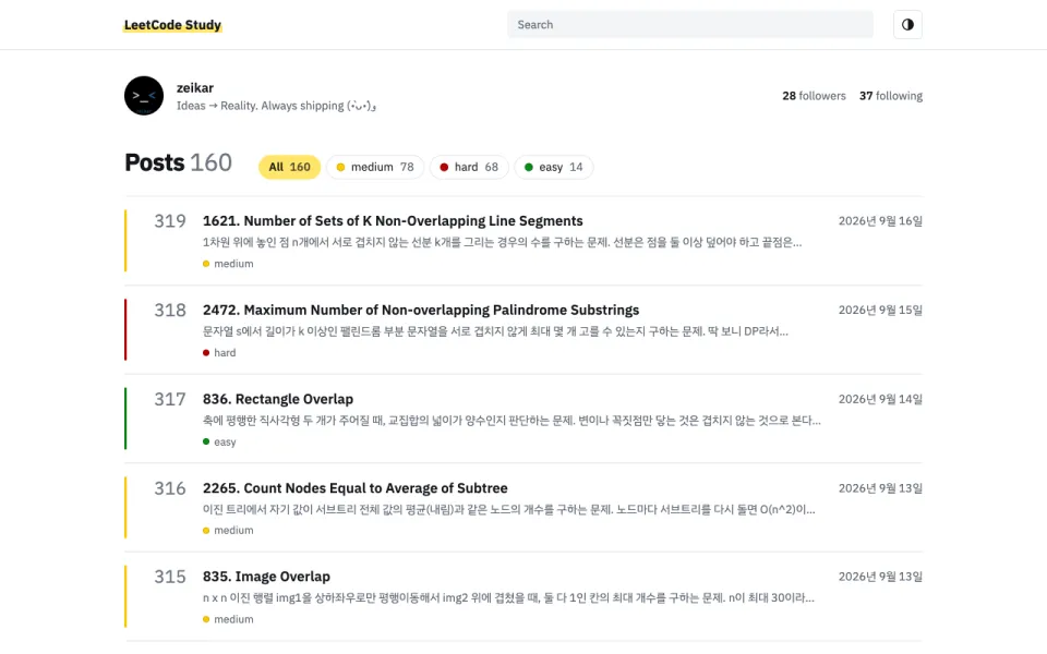 LeetCode Study preview