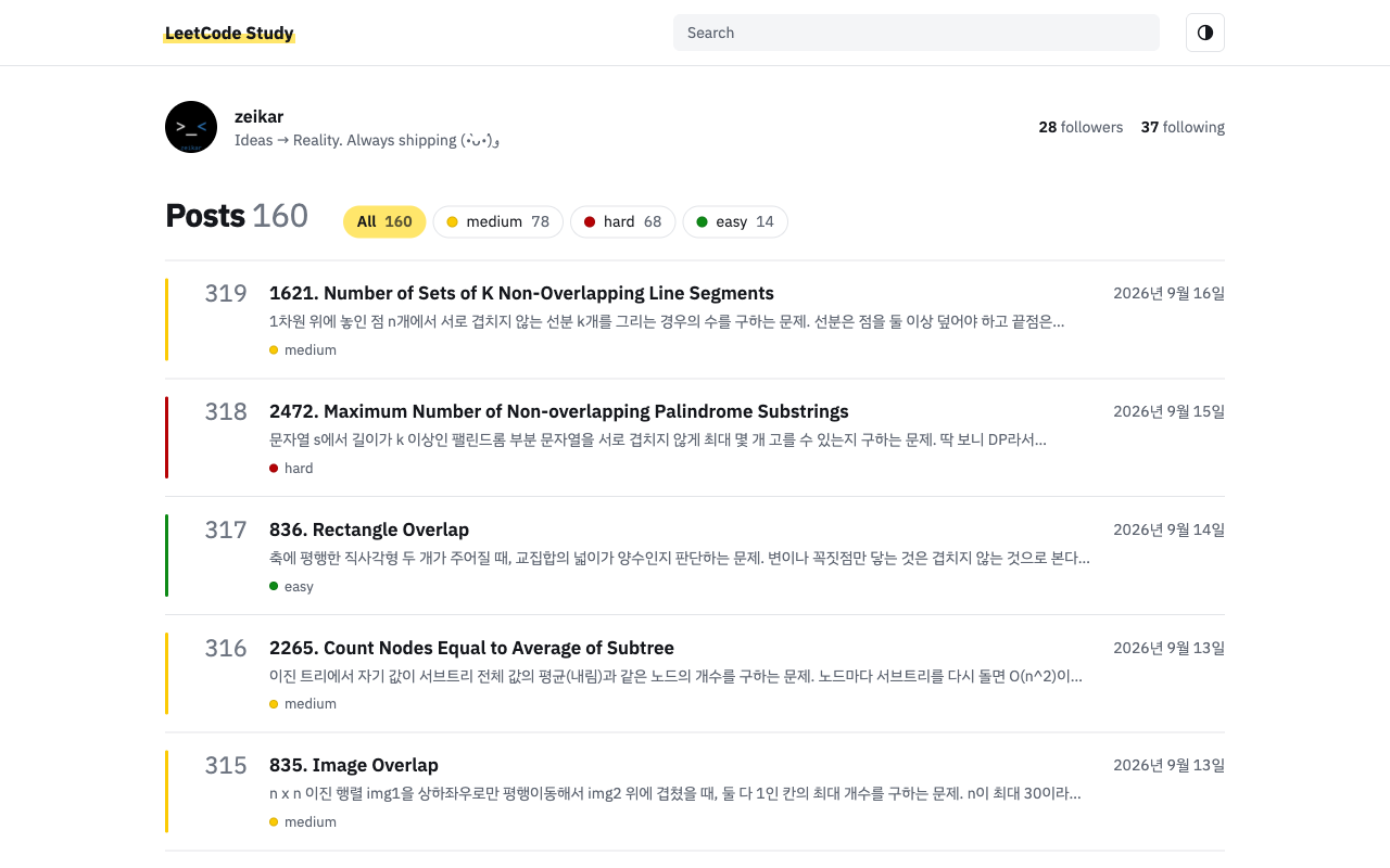 LeetCode Study preview