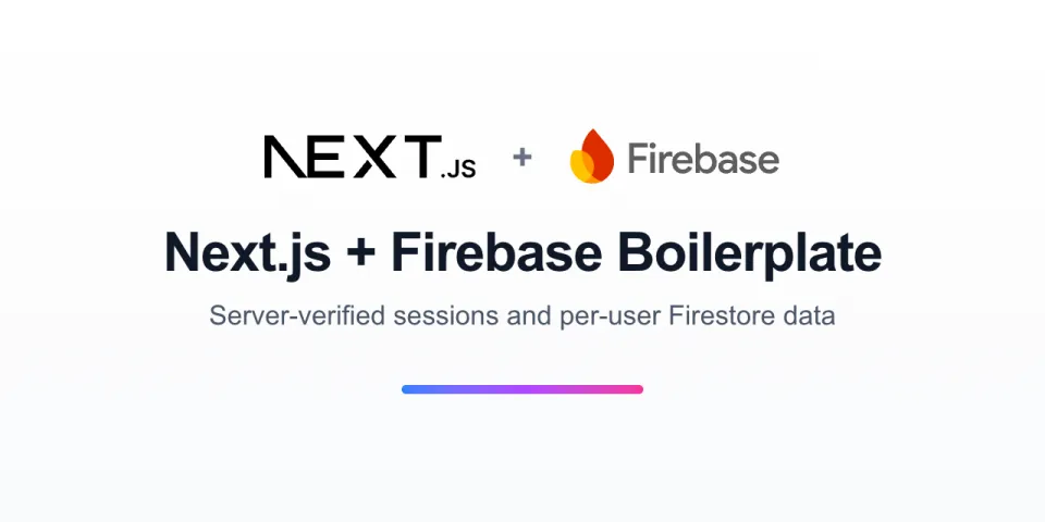 Next.js Firebase Boilerplate preview